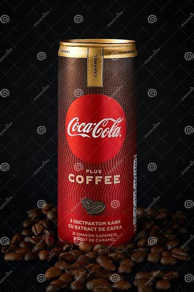 Drink Coca Cola With Coffee Extract And Caramel Flavor Editorial