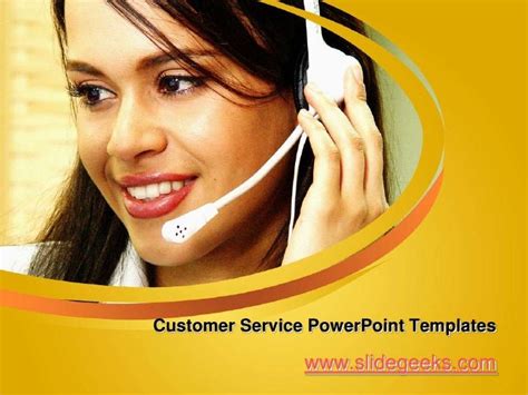 Customer service power point templates