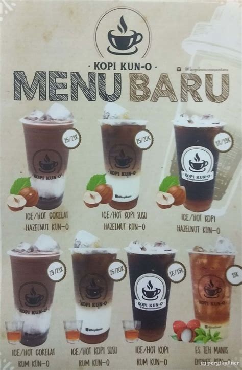 Selalu Diperbarui Menu Kopi Kun O Lebak Bulus