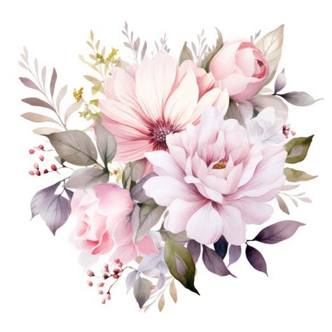 Premium AI Image Whimsical And Elegant Wedding Flowers Stunning