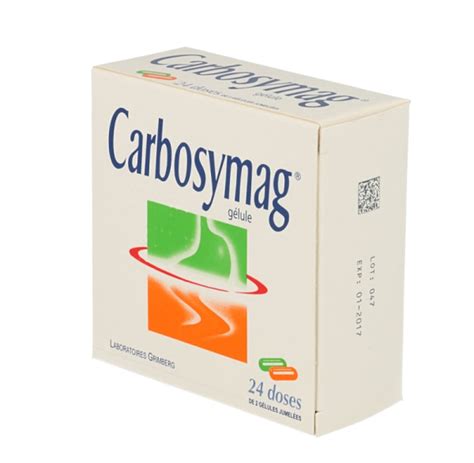 Grimberg Carbosymag Boîte De 24 Doses De 2 Gélules Jumelées