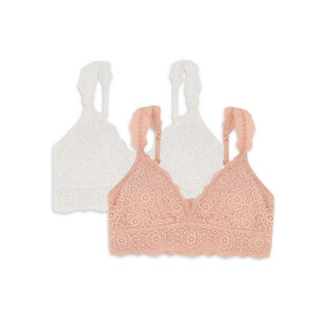 Wonder Nation Lace Convertible Bralette 2 Pack Sizes Xs Xxl