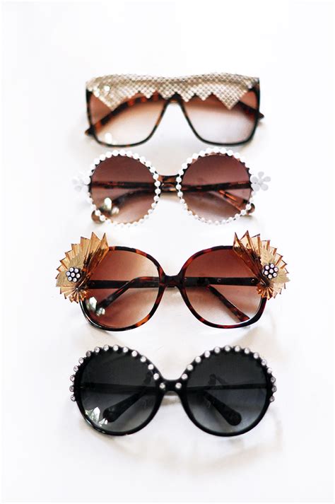 4 Fab Diy Embellished Bedazzled Sunglasses For The Bling Of It Love Maegan