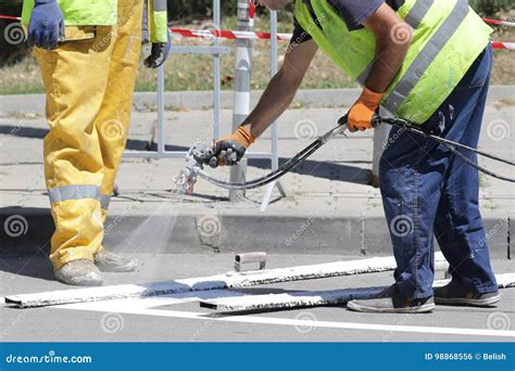 Asphalt Paint Editorial Image 36297446