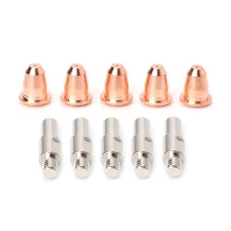 10pcsset S45 Consumables Kit Electrode 08mm Nozzle Tip For Plasma