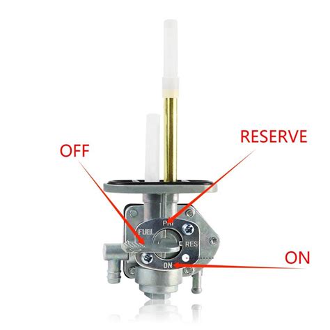 Fuel Petcock Gas Valve Switch Pump 34mm For Suzuki Kawasaki Yamaha