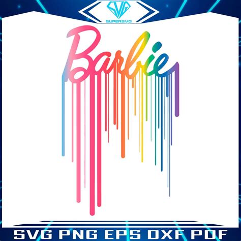 Colorful Barbie Logo PNG Barbie Movie PNG Download