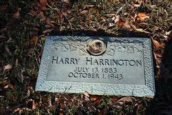 Harry Harrington 1883 1943 Find A Grave Memorial