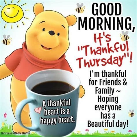 It S A Thankful Thursday Good Morning Quotes Morning Good Morning