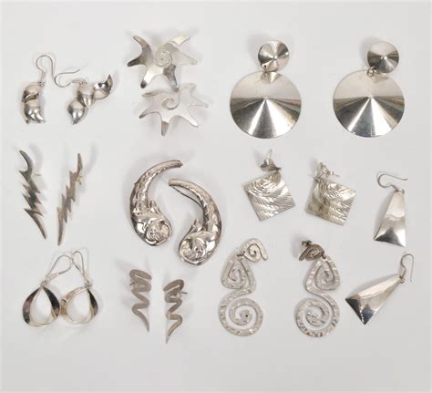 Lot Lot Of Mexican Sterling Silver Jewelry