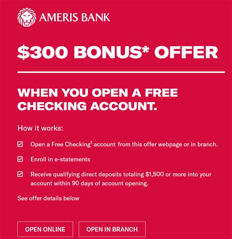 Expired Al Fl Ga Md Nc Sc Tn Va Ameris Bank 300 Checking Bonus Doctor Of Credit