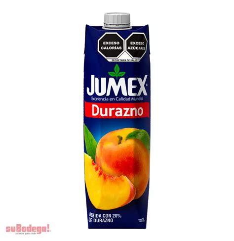 Bebida Jumex Durazno Tetra Brick 1 lt suBodega alcanza para más