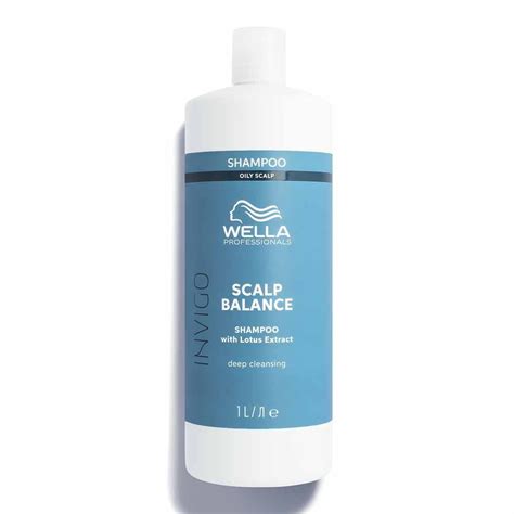 Wella Professionals Invigo Scalp Balance Pure Shampoo For Oily Scalps 1000ml Shampoo Salon