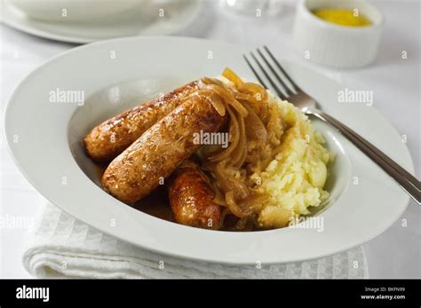 Sausage And Mash Hi Res Stock Photography And Images Alamy