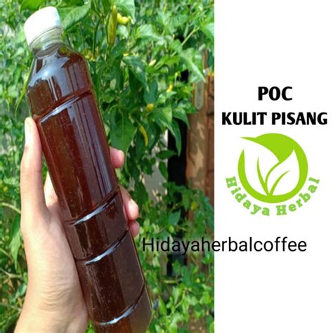 Jual Pupuk Organik Cair POC Kulit Pisang Perawatan Dan Pembuahan