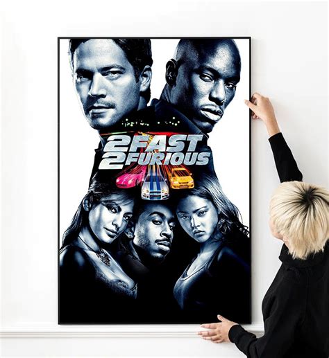 2 Fast 2 Furious Movie Poster High Quality Print Photo Wall Art Canvas Cloth Multi Size - Etsy