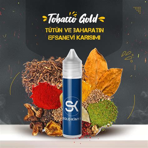 Tobacco Gold Ml D Y Kit Aroma Solokimya Aroma Marketi