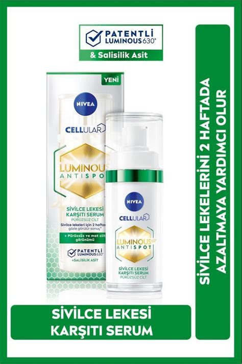 Nivea Luminous Sivilce Leke Kar T Cilt Serumu Ml Hyaluronik