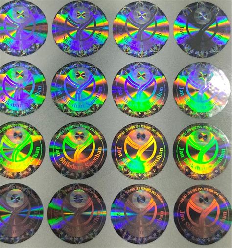 Hologram Labels Self Adhesive Holograms Dot Matrix Holograms At Rs