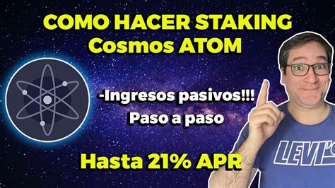 Como Hacer Staking De Atom Youtube