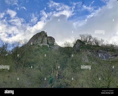 Thors Cave In Peak District Stock Photo Alamy