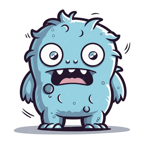 Premium Vector Cute Monster Cartoon Vector Illustration Cute Monster