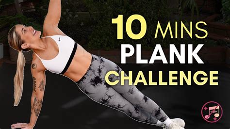 10 Minute PLANK WORKOUT CHALLENGE No Equipment YouTube