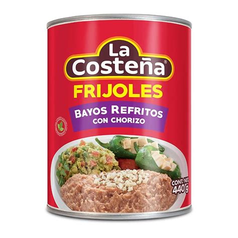 Frijoles Bayos La Coste A Refritos Con Chorizo G Walmart