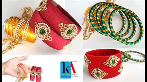 How To Make Designer Bridal Silk Thread Bangles At Home In 5 Easy Steps