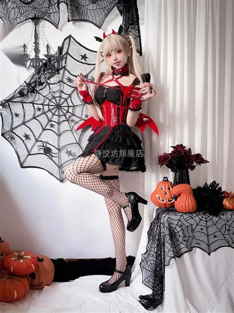 Succubus Halloween Kostuum Thscwy Succubus Nun Lingerie Set Sexy Devil