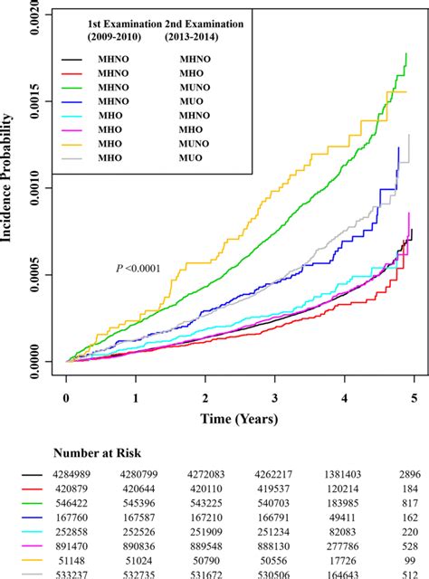 Cumulative Incidence Of Hospitalization For Heart Failure According To