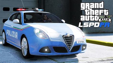 Gta Lspdfr Ita Alfa Romeo Giulietta Della Polizia Gta Mods