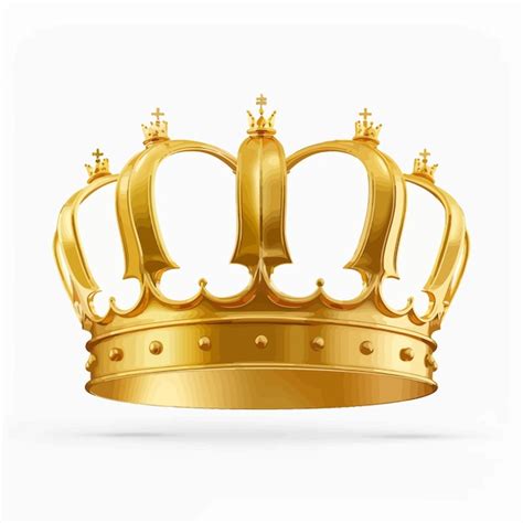 Premium Vector Gold Crown Vector