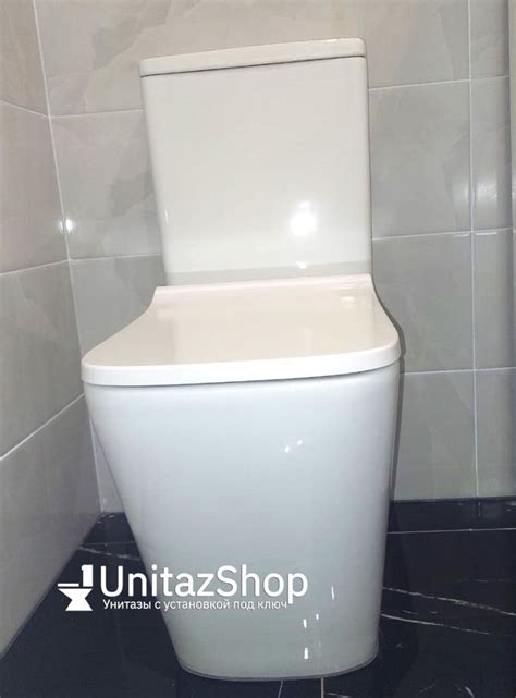 Унитаз Azario Quadro Безободковый Выпуск Горизонтальный - купить с ...