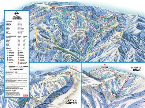 Powder Mountain Trail Map Navigating The Slopes With Confidence