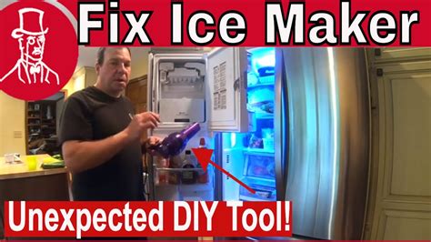 How To Fix An Ice Maker Lg Refrigerator Youtube