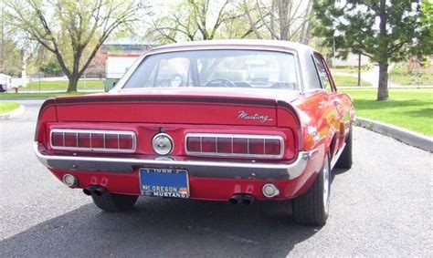 1968 Ford mustang candy apple red