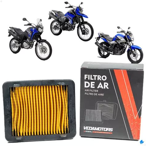 Filtro De Ar Yamaha Ys Fazer Lander Xtz Tenere Acima Mercadolivre