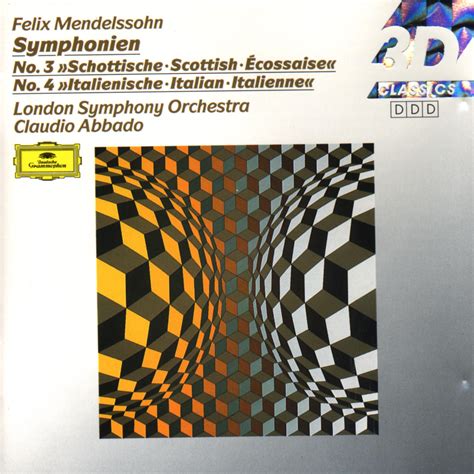 Produktfamilie Mendelssohn Symphonien Nos 3 4 Abbado