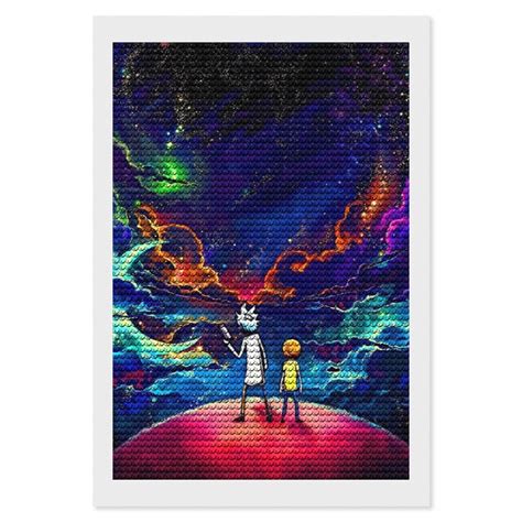 Rick And Morty Diamond Art Kits 5d Diamond Art Kits For Adults Kids