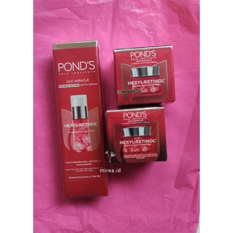 Jual Pond S Ponds Age Miracle Retinol Ultimate Youth Serum Day