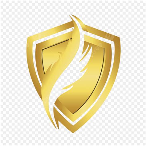 Golden Shields Vector Art Png Golden Shield Logo Golden Logo Shield