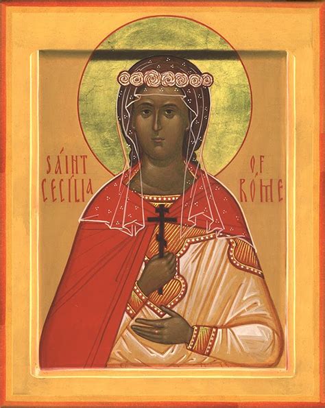 Holy Virgin Martyr Cecilia Of Rome Mystagogy Resource Center