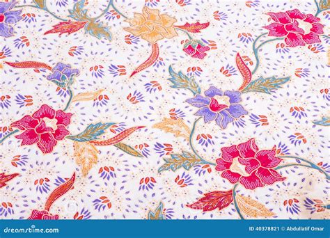 Beautiful Batik Patterns Stock Image Image Of Cotton 40378821