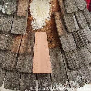 How to Repair a Woodpecker Damaged Roof of a Lazy Hill Dovecote Birdhouse