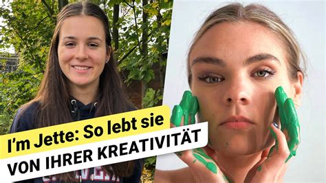 Jette Beruf CONTENT CREATOR Designerin Künstlerin YouTube