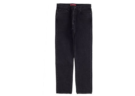 Supreme Stone Washed Slim Selvedge Jean Ss24 Stone Washed Indigo Men