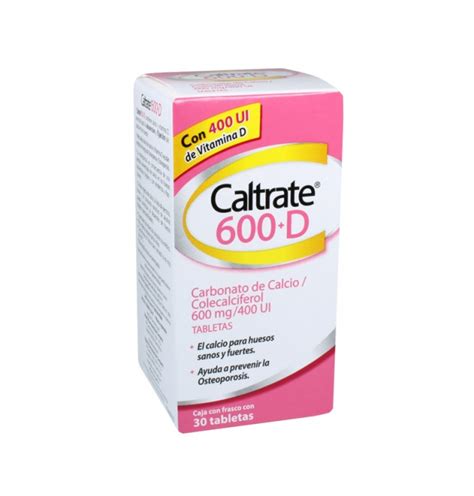 Caltrate 600m Con 30 Tabletas