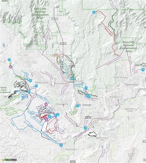 St George Utah Map