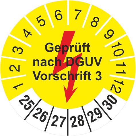 1000 Stück Prüfplakette 30 mm nächste Elektro Prüfung Elektrotechnik